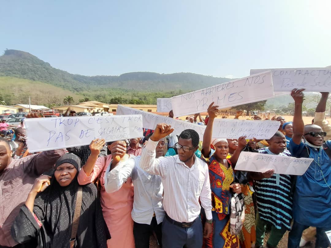 Coyah: grogne des enseignants contractuels « trop c’est trop »