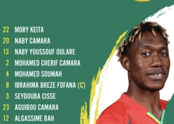 CAN U23: voici le 11 départ de la Guinée face au Mali