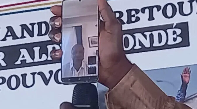 Siège du Rpg: Alpha Condé s’exprime par appel vidéo