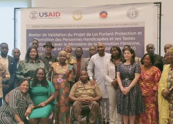 La pré-validation du projet de loi de promotion et de protection des personnes handicapées au cœur d’un atelier, à Conakry