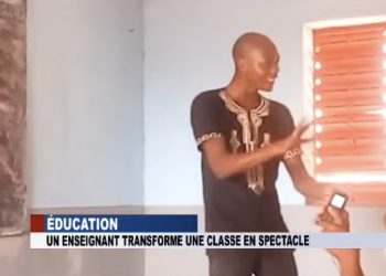 Inédit. Un enseignant se livre à un spectacle de danse avec ses élèves, à Conakry (Vidéo)