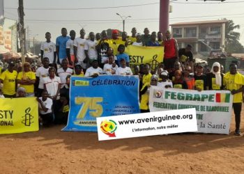 Amnesty international-Guinée organise une randonnée pour clôturer les 16 jours d’activisme