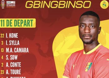 Dernière minute: voici le 11 départ de la Guinée face au Sénégal