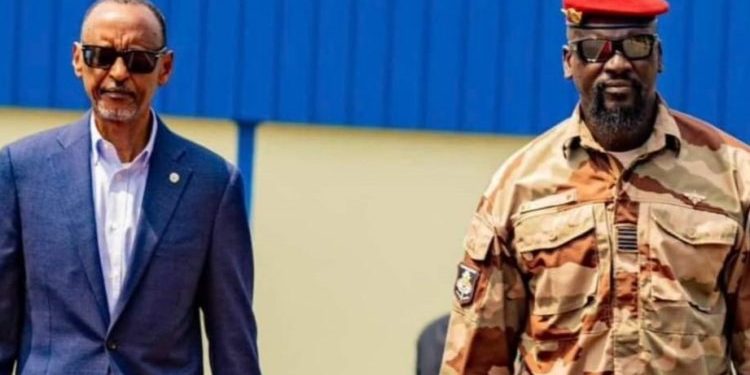 Gl Doumbouya se rend au Rwanda pour une visite de travail