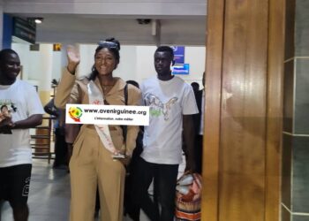 Aéroport AST: réception de la miss Makia, de retour du Concours de beauté Miss Monde 2023