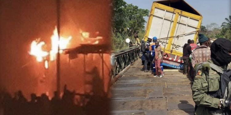 Incendie à Nzérékoré/ situation du Pont sur le tronçon Gouécké et Boola: communiqué de la MAOG