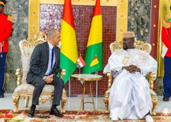 Palais Roi Mohammed V: sept (7) ambassadeurs présentent leurs lettres de créance au Gl Mamadi Doumbouya
