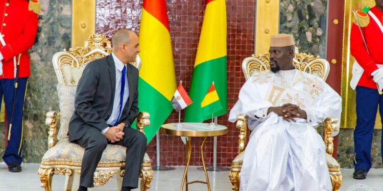 Palais Roi Mohammed V: sept (7) ambassadeurs présentent leurs lettres de créance au Gl Mamadi Doumbouya