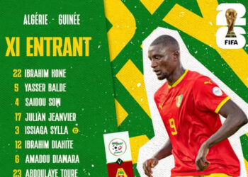Élim Mondial 2026 : Voici le 11 départ de Kaba Diawara contre l&rsquo;Algérie