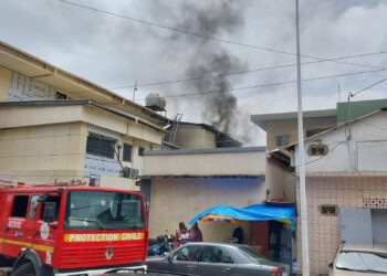 Urgent : incendie au ministère l&rsquo;Urbanisme, de l&rsquo;Habitat et de l&rsquo;Aménagement du territoire…
