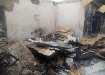 Dubreka: un incendie ravageur emporte toute une famille (Photos)