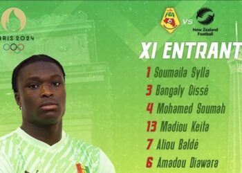 Guinée VS Nouvelle-Zélande : voici le 11 de départ de Kaba Diawara