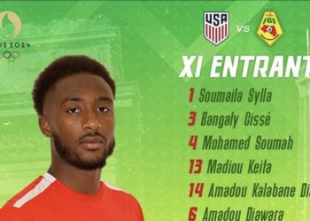 Guinée VS États-Unis : voici le 11 de départ de Kaba Diawara