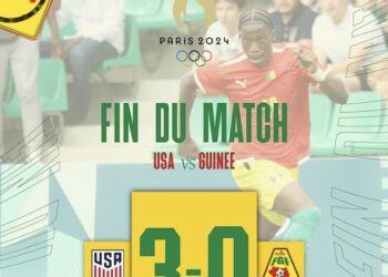 JO 2024 : le Syli national éliminé sur une défaite contre les États-Unis