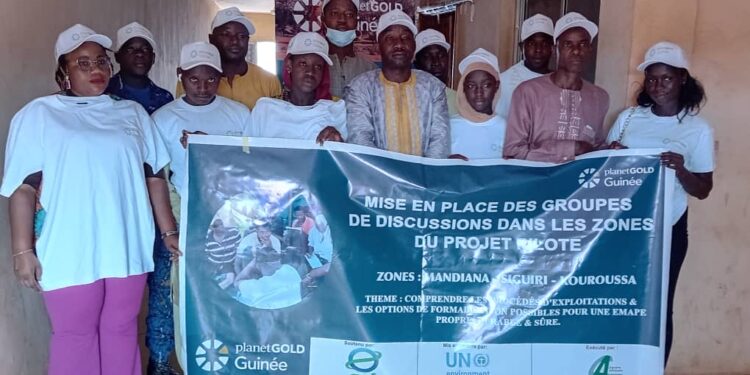 Siguiri : Mise en place d&rsquo;un groupe de discussion par planetGOLD Guinée pour lutter contre l&rsquo;utilisation du mercure dans les zones minières