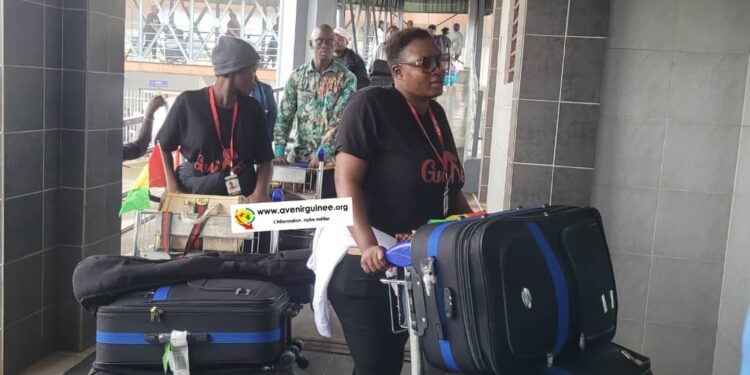 Conakry : l’orchestre féminin des Amazones rentre après sa participation remarquée au XVIe Festival International de Musique Militaire à Moscou