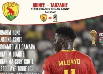 Dernière minute : voici le 11 entrant de la Guinée face à la Tanzanie