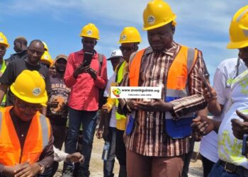 Coyah : AMAFO Guinée SARLU lance la construction de 11 cités résidentielles pour les chauffeurs retraités d&rsquo;Orange Guinée