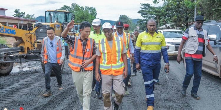 Tronçon Kagbélen-Tanéné et Pont unique de Tanéné: le Ministre des TP exige le respect des délais