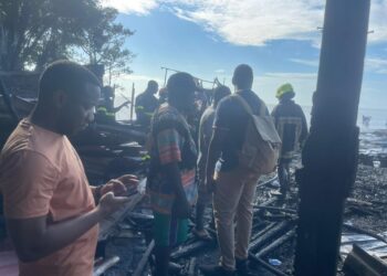 Conakry: un lieu de loisirs réduit en cendres, une perte de plus de 200 millions fg 