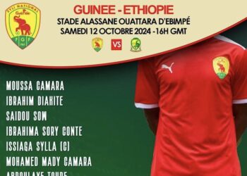 Dernière minute : voici le 11 entrant de la Guinée face à l’Ethiopie