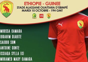 Dernière minute : voici le 11 de départ de la Guinée face à l’Éthiopie