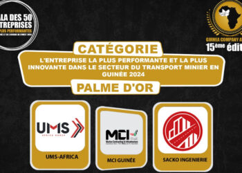 La 15ème édition du Gala des 50 Entreprises les plus performantes de la Guinée : Le voting grand public lancé pour la Palm D&rsquo;OR DE L&rsquo;ENTREPRISE LA PLUS PERFORMANTE ET LA PLUS INNOVANTE DANS LE SECTEUR DU TRANSPORT MINIER EN GUINÉE 2024