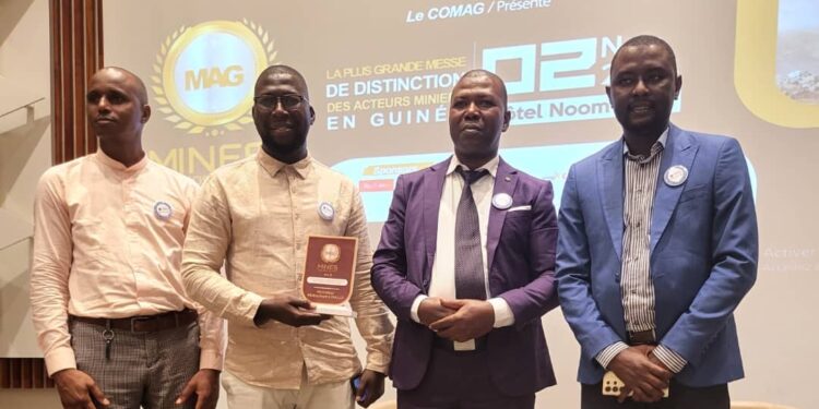 3ème Édition des Mines Awards Guinée : Abdoulaye2 Diallo, DG du Cabinet HSEC Training et Services, honoré