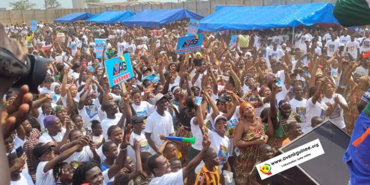 Mobilisation citoyenne à Gbessia : L’AJAG soutient les idéaux du CNRD et du Général Mamadi Doumbouya