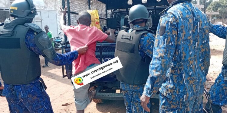 Démantèlement des zones criminogènes : à Koloma,  plusieurs arrestations…