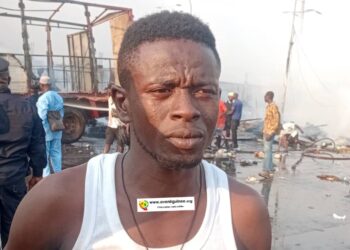 Incendie à Madina : Abdoulaye Camara, témoin oculaire raconte…