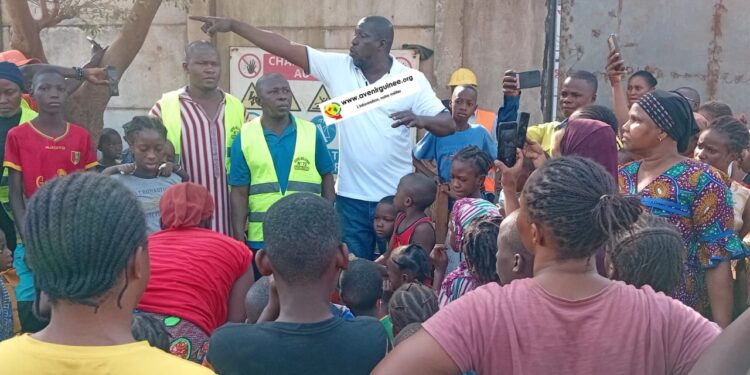 Manif à Gbéssia : l’autorité locale s’engage auprès des femmes