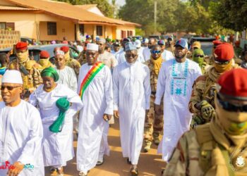 Kindia : forte mobilisation en faveur du CNRD et de son président le Gl Doumbouya 