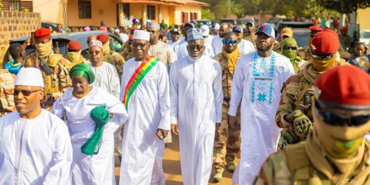 Kindia : forte mobilisation en faveur du CNRD et de son président le Gl Doumbouya