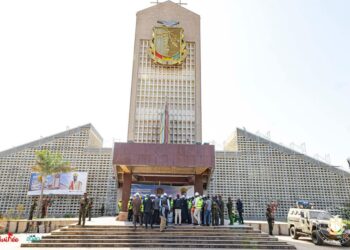 Vers la rénovation du Palais Sékhoutouréya, détruit à l&rsquo;issue du coup d&rsquo;État du 05 septembre 2021