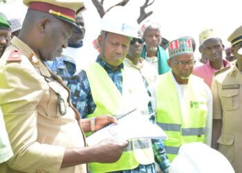 Infrastructure : Pose de la première pierre du siège régional du service monitoring de la HAC à Mamou