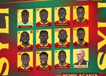 Dernière minute : le 11 de départ de la Guinée face à l&rsquo;Ouganda