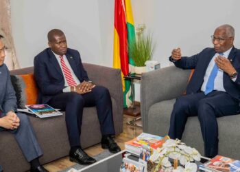 Le représentant sortant du PAM en Guinée reçu en audience par le PM Bah Oury 