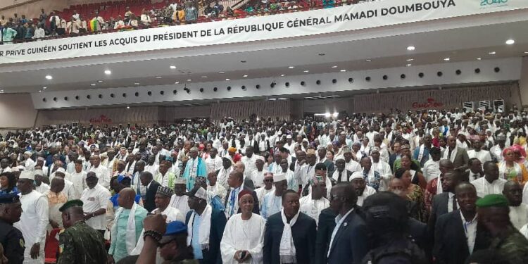 Le secteur privé réaffirme son soutien  » indéfectible » au président Mamadi Doumbouya