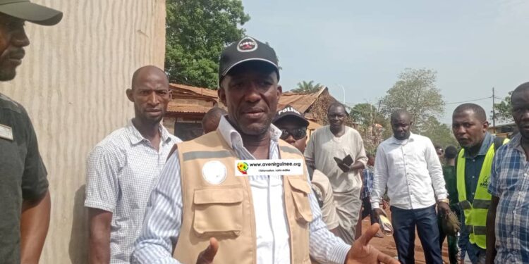 Accident ferroviaire à Kakimbo : sur les lieux, le président de la DS de Ratoma exprime ses profonds regrets