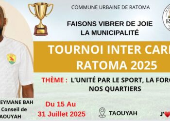 Ratoma lance son Tournoi Inter-Carré 2025 sous le leadership d’Ahmed Sékou Traoré
