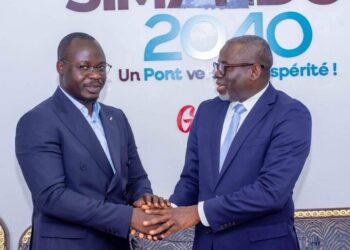 Ange Gabriel conduit une importante délégation du CNOSCG chez le ministre Mourana Soumah