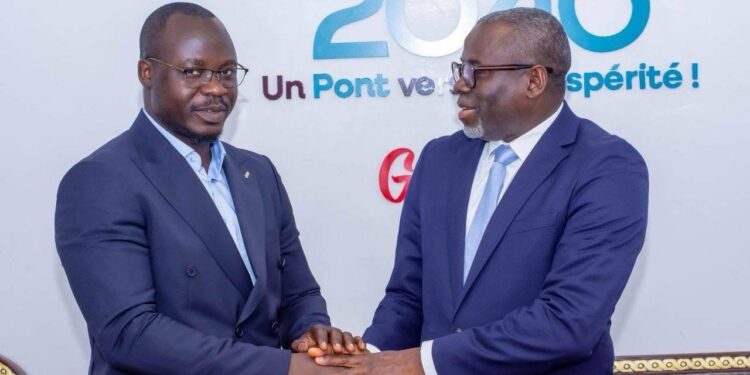 Ange Gabriel conduit une importante délégation du CNOSCG chez le ministre Mourana Soumah