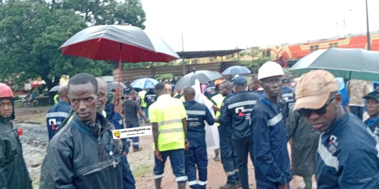 En direct de la CBK : les travailleurs en grève, plus de 1 500 employés concernés !