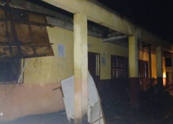 Forécariah : une tempête arrache la toiture du collège public de Maferinyah