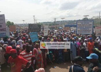 Mamou : démonstration de force en faveur de la candidature du Général Mamadi Doumbouya