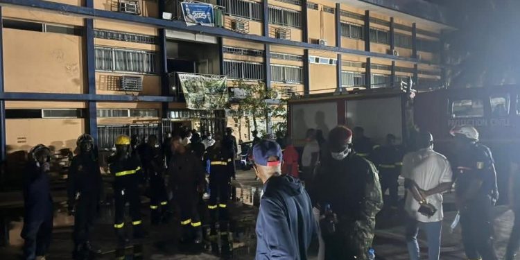 Ministère de la sécurité : un incendie survenu la nuit dernière rapidement maîtrisé