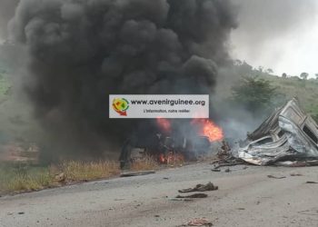 Urgent/Mamou : un camion-citerne en flammes fait deux morts et plusieurs blessés