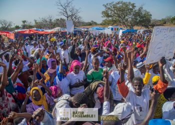 Tougué : accueil triomphal pour le Directeur préfectoral de campagne présidentielle de la GMD et sa délégation à Fello Koundoua