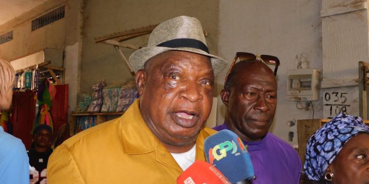 Occupation anarchique au grand marché de Kindia : descente musclée du PDS Elhadj Django Cissé